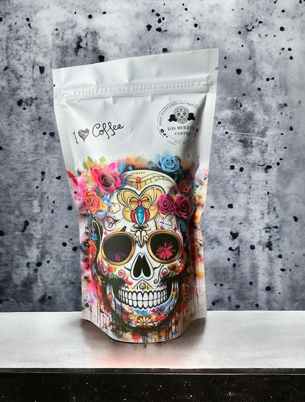 Dárkový set kávy Los Muertos a plecháčky Black edition