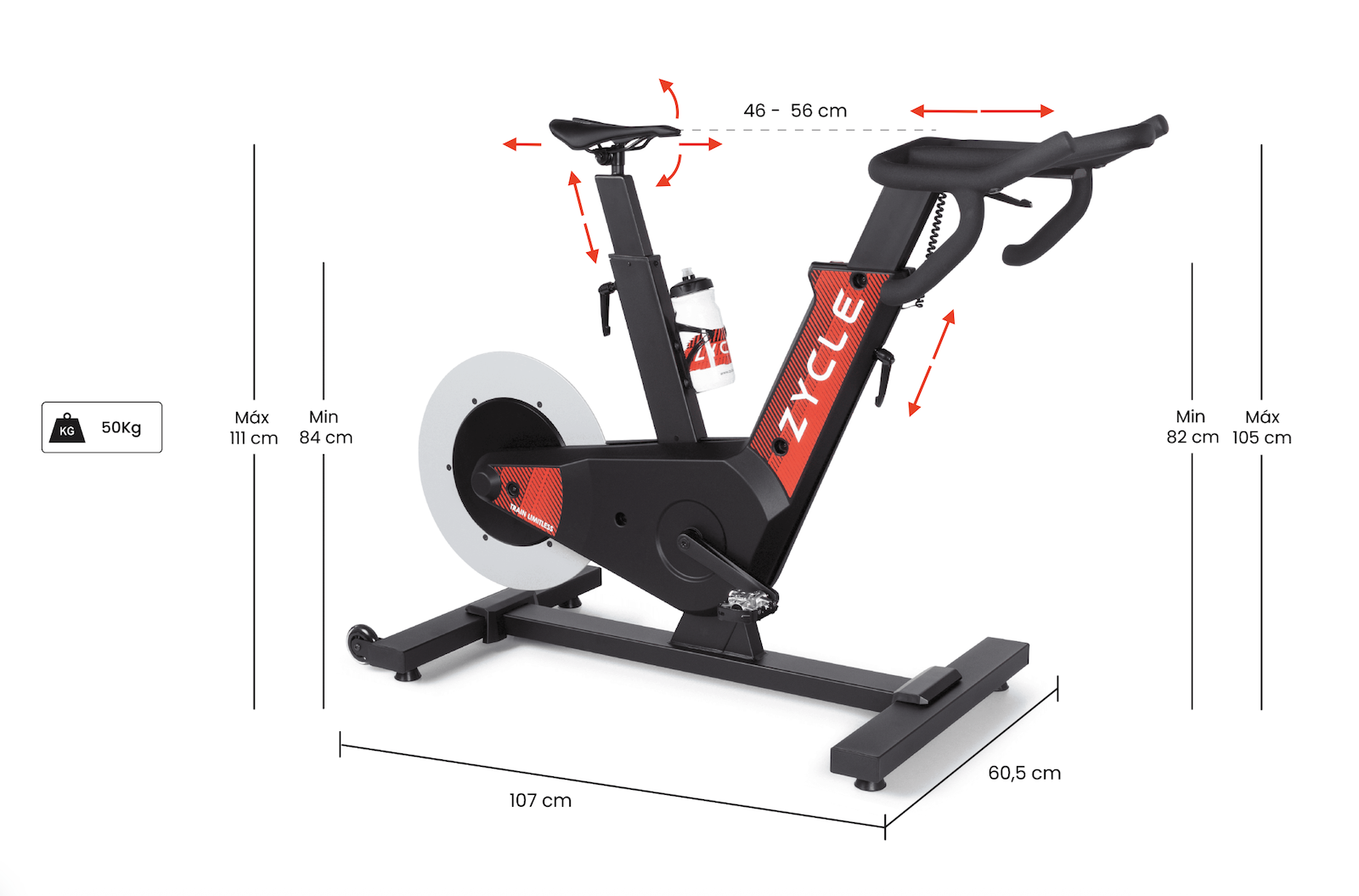 Cyklotrenažér Zycle ZBike 2.0