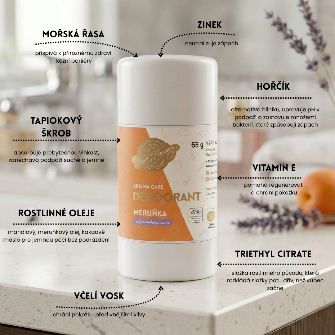 Výhodný balíček tuhých přírodních deodorantů