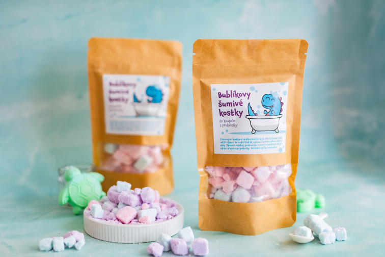 Bublíkova koupací pěna v prášku s probiotiky