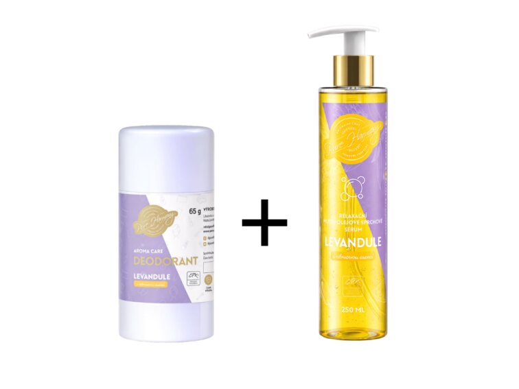 Výhodné duo - Multiolejové sprchové sérum a Přírodní deodorant