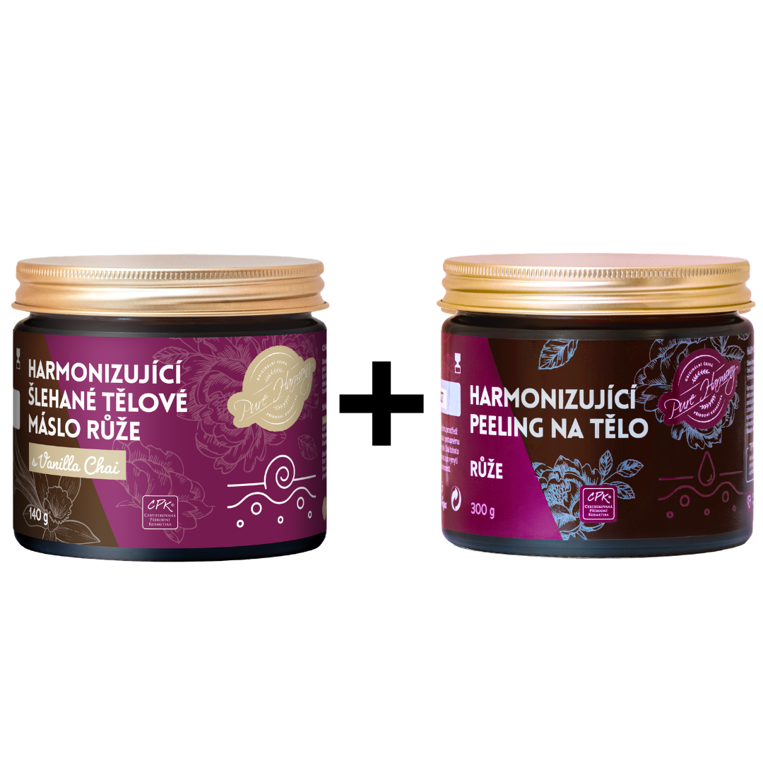 Výhodné duo pro hydrataci pokožky - Tělový peeling a Šlehané tělové máslo