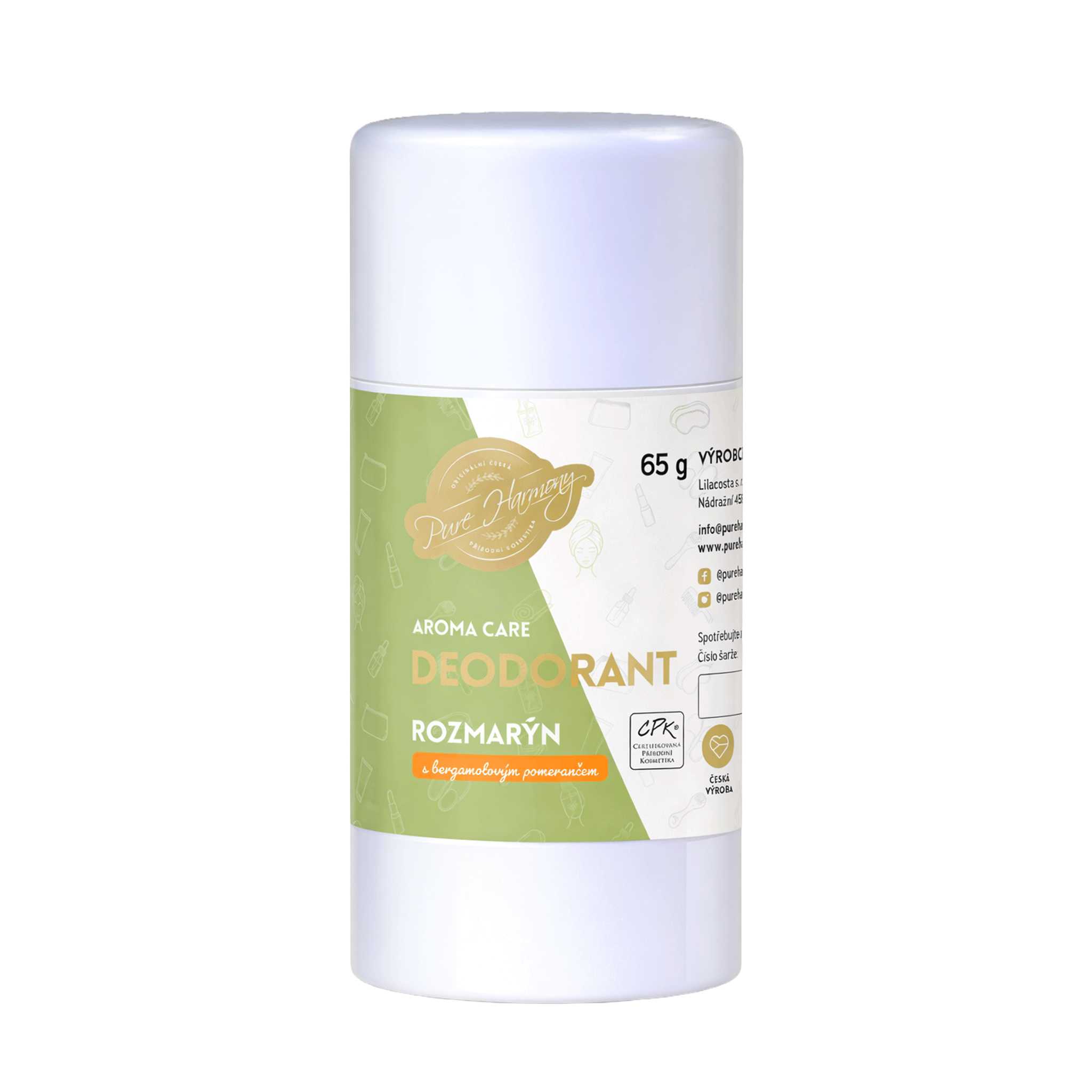 AROMA CARE deodorant Růže s Vanilla Chai 65 g