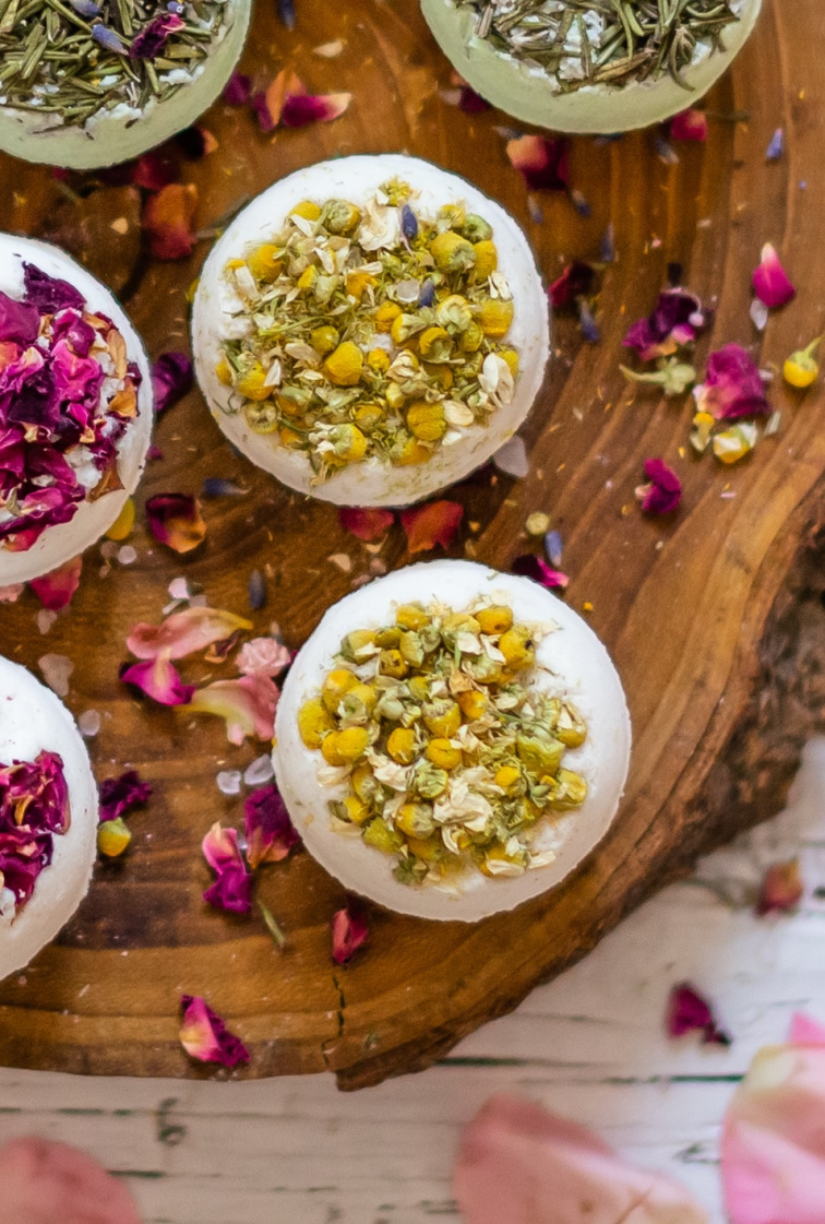 Dárková sada šumivých bomb Rozkvetlá zahrada