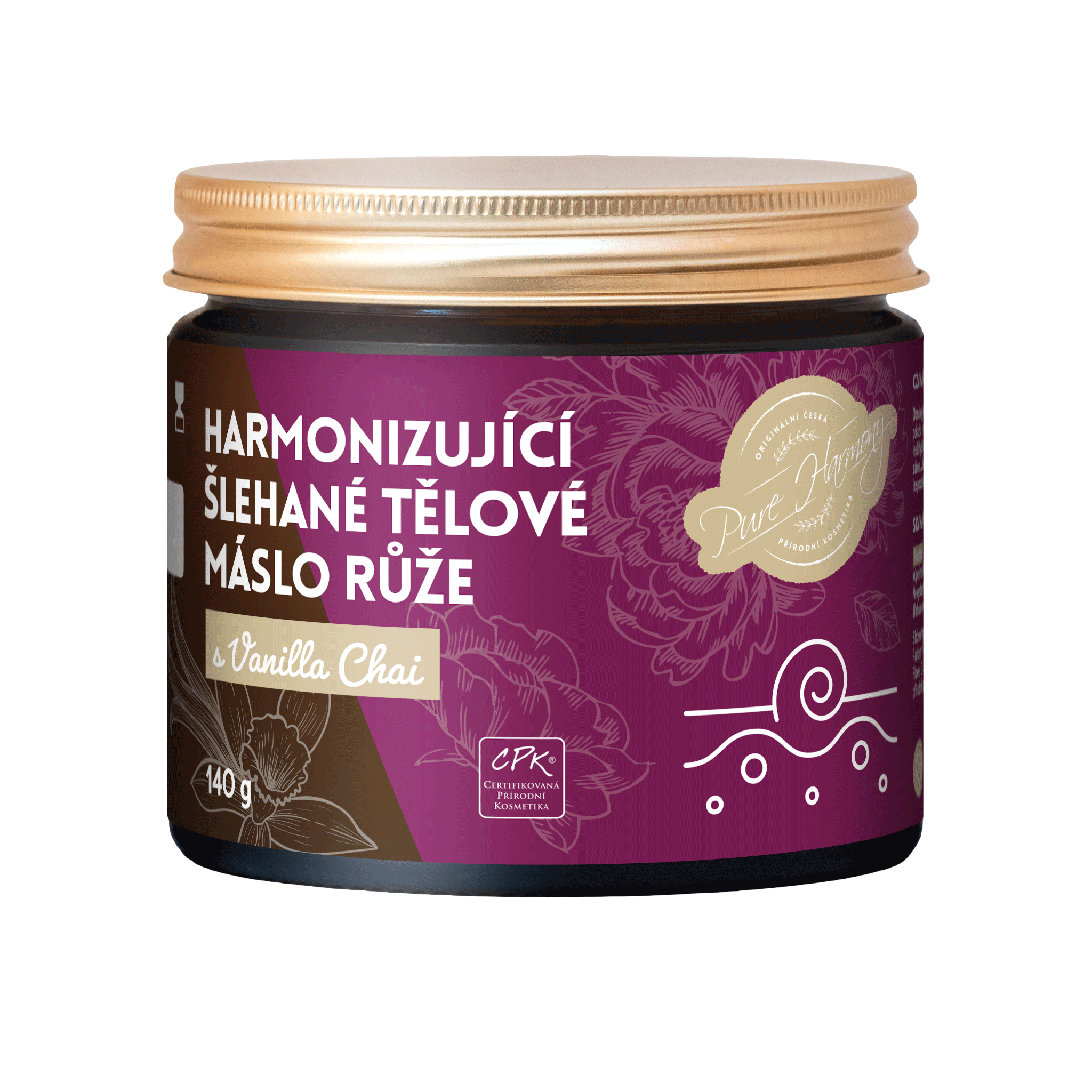 Hydratační šlehané tělové máslo Meruňka s levandulovou esencí 140 g