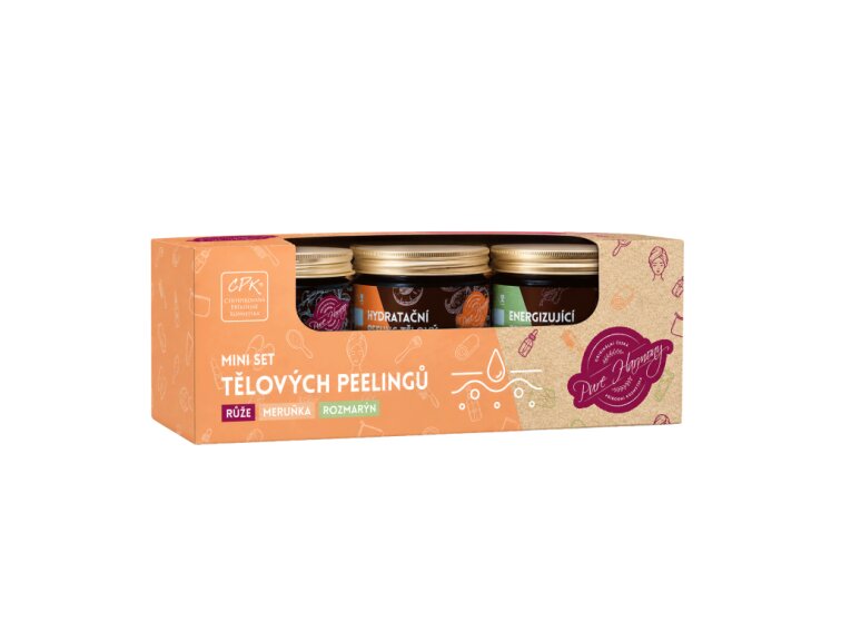 Mini set tělových peelingů