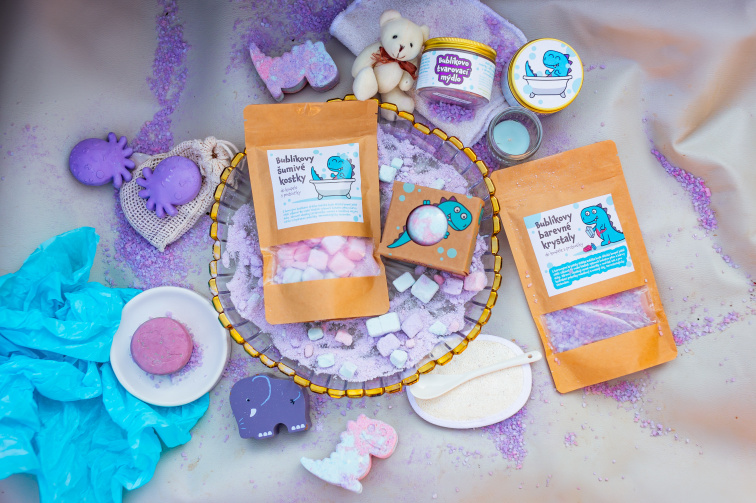 Bublíkova koupací pěna v prášku s probiotiky