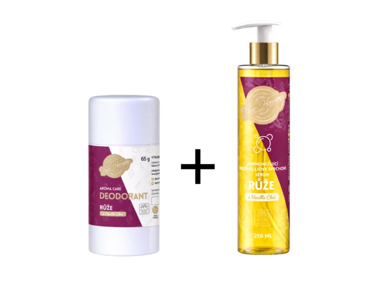 Výhodné duo - Multiolejové sprchové sérum a Přírodní deodorant