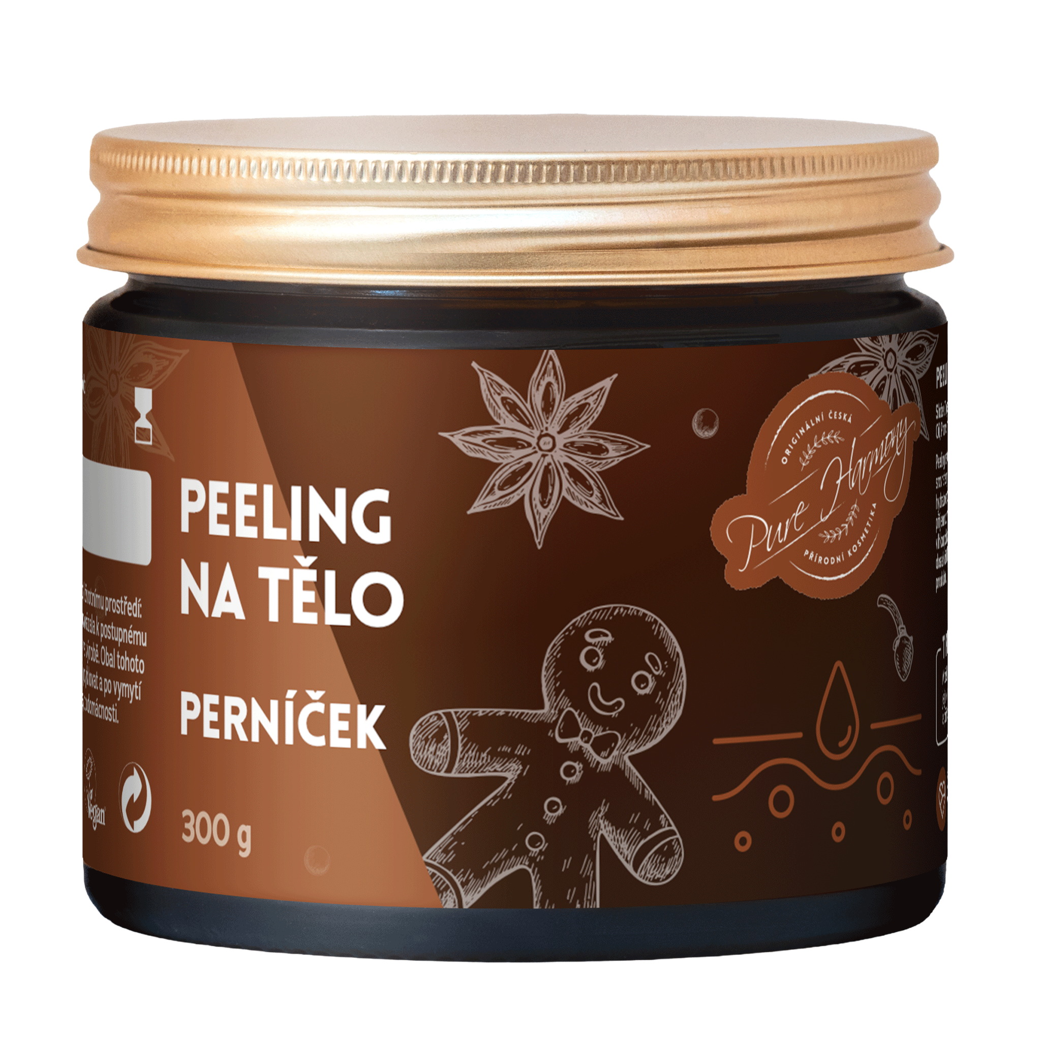 Výhodné perníčkové duo - Peeling na tělo Perníček a Šlehané tělové máslo Perníček