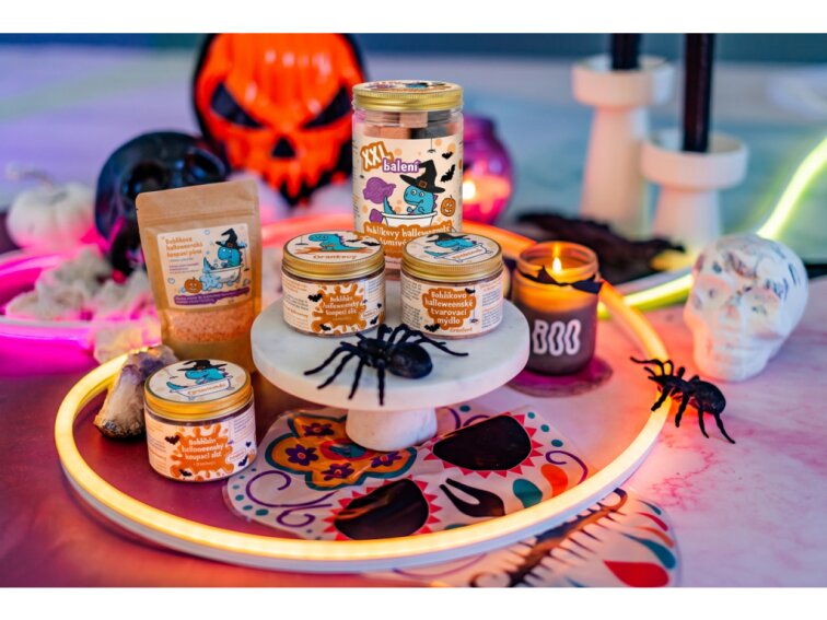 Bublíkovo halloweenské tvarovací mýdlo ORANŽOVÁ 100 g
