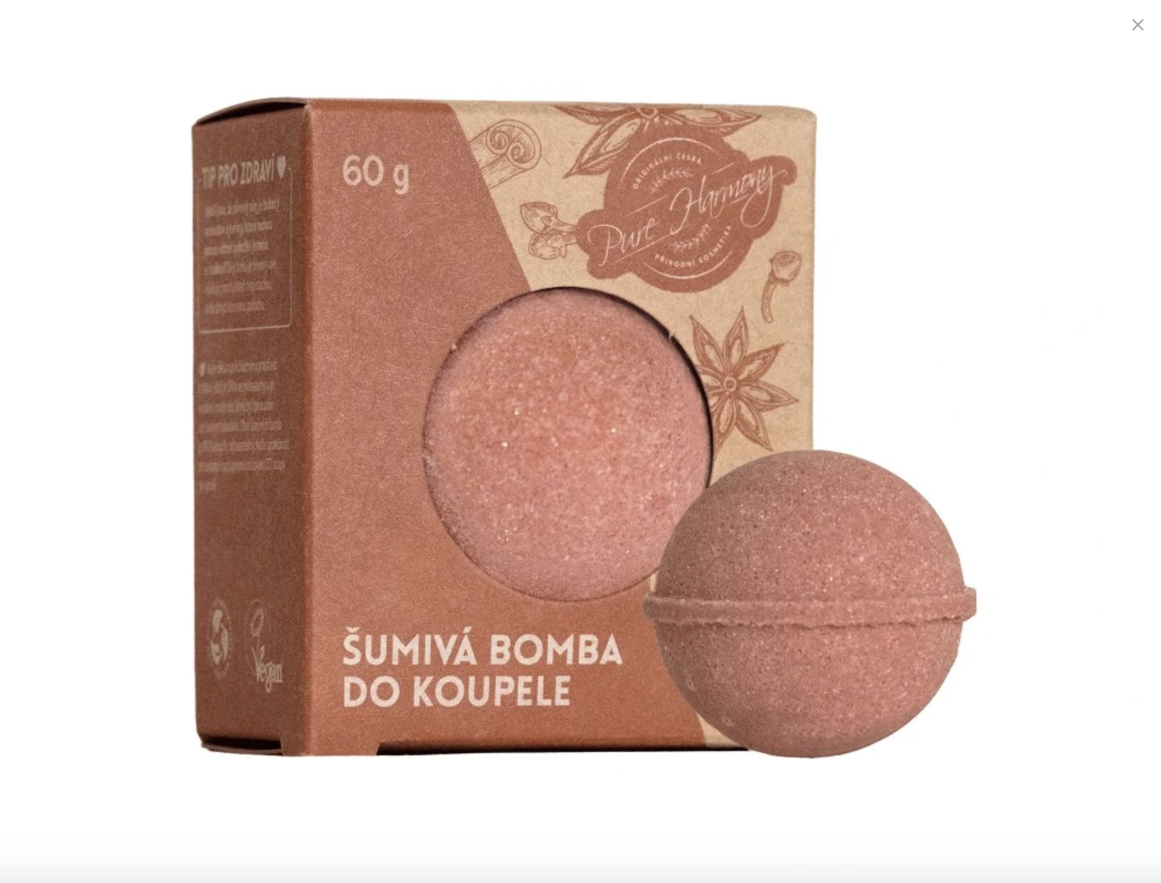 Tělový olej se třpytkami Perníček 250 ml
