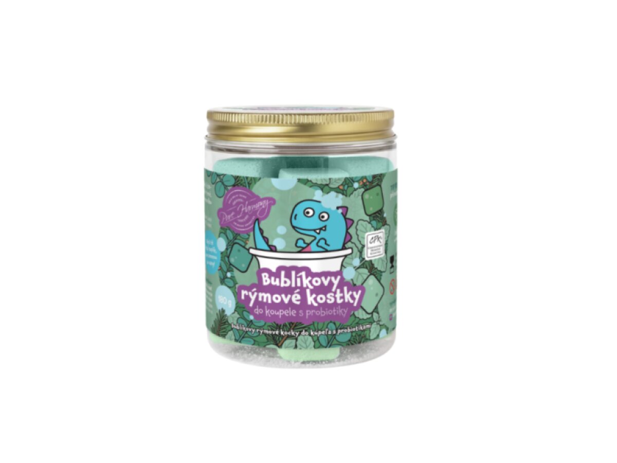 Bublíkovy rýmové kostky do koupele s probiotiky 180 g