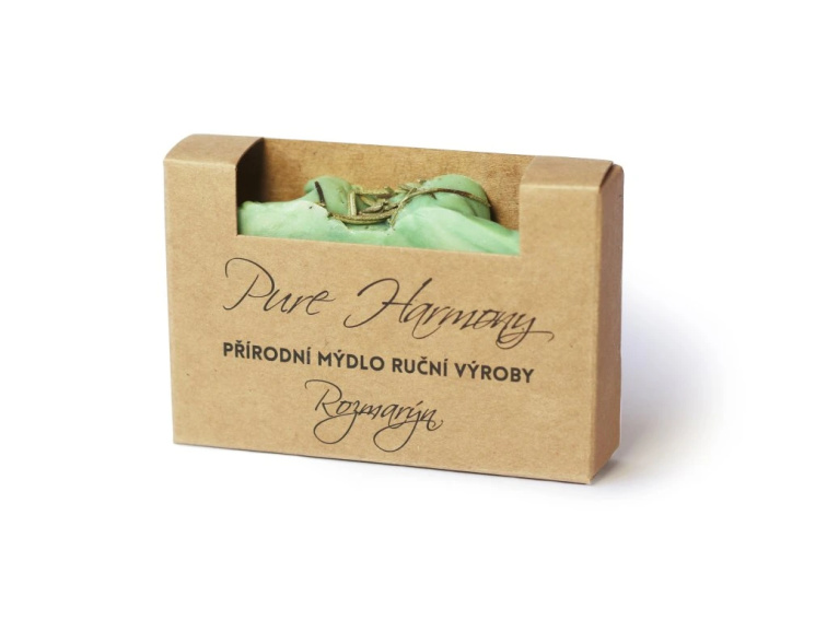 Tuhé přírodní mýdlo Rozmarýn 