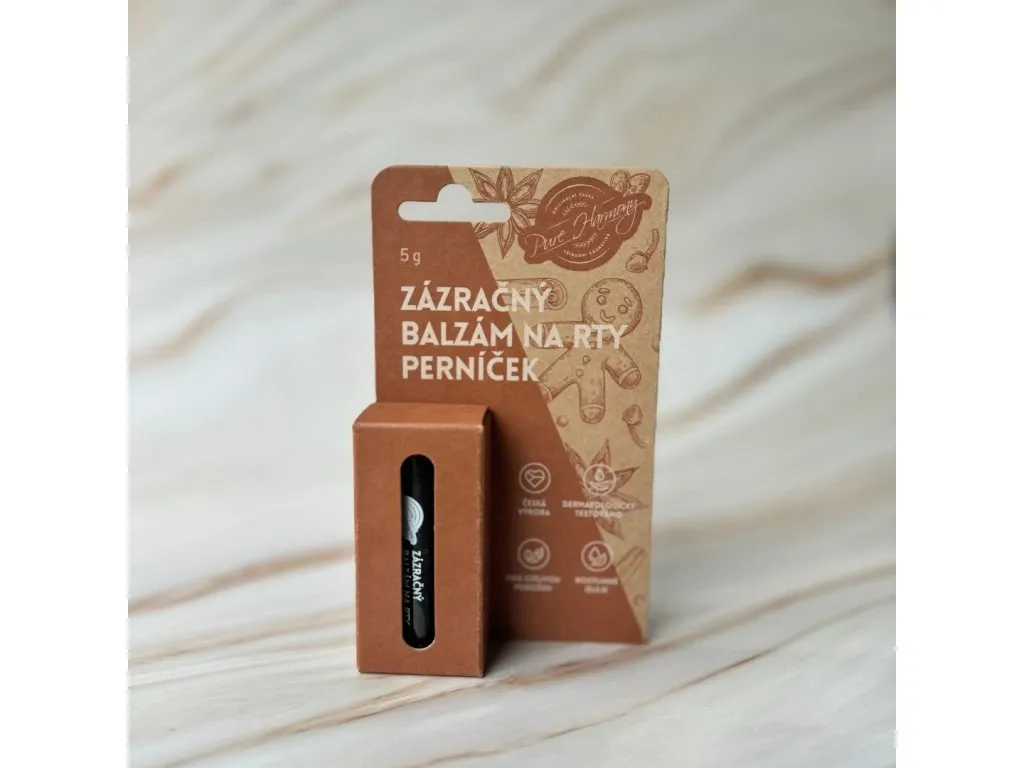Zázračný balzám na rty Perníček
