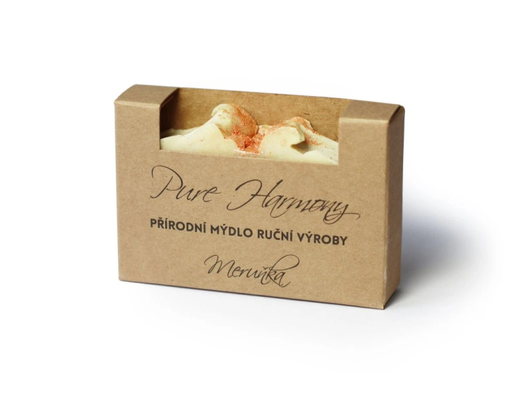 Tuhé přírodní mýdlo Meruňka