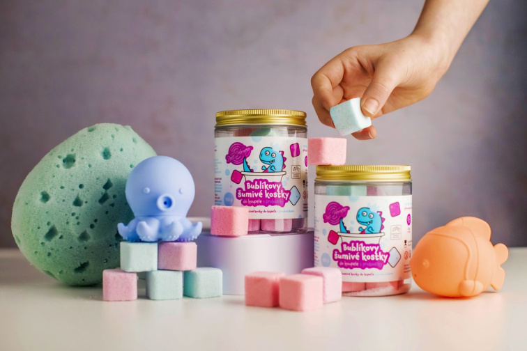 Bublíkova koupací pěna v prášku s probiotiky 160 g