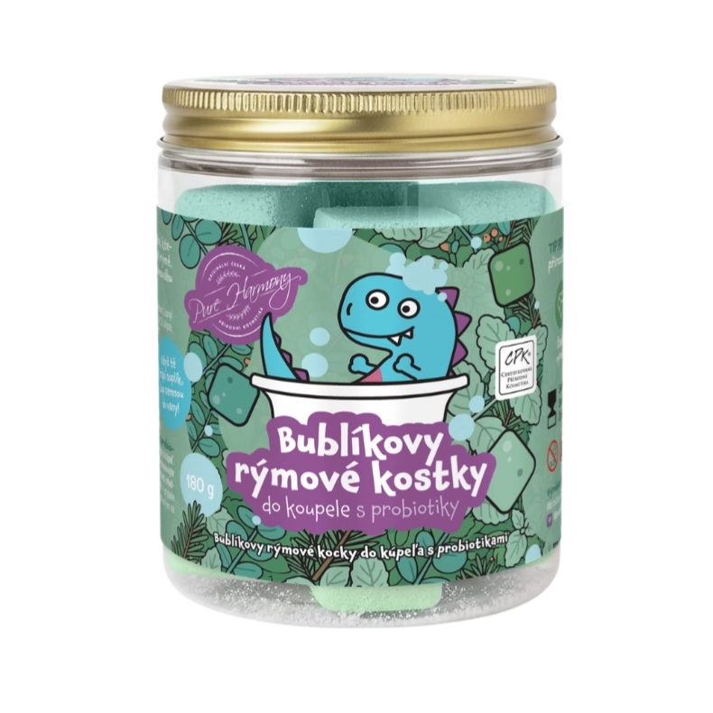 Výhodné duo - Bublíkovy šumivé kostky a Bublíkovy rýmové kostky do koupele
