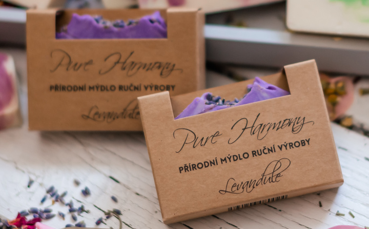 Tuhé přírodní mýdlo Levandule