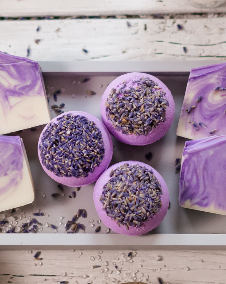 Dárková sada šumivých bomb Rozkvetlá zahrada