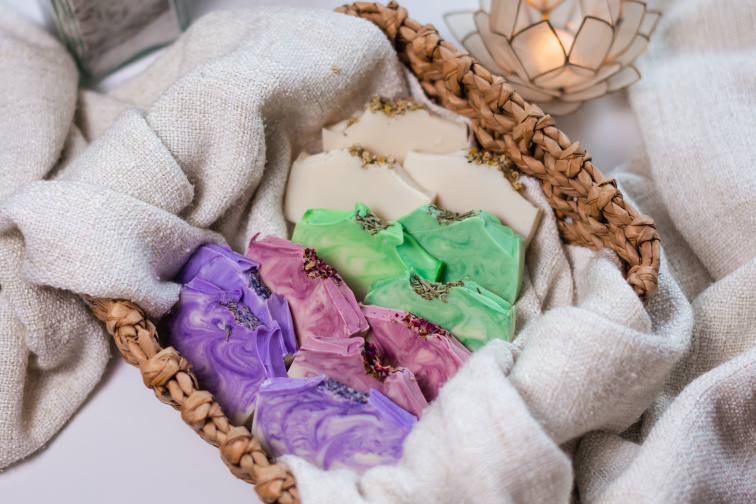 Tuhé přírodní mýdlo Levandule