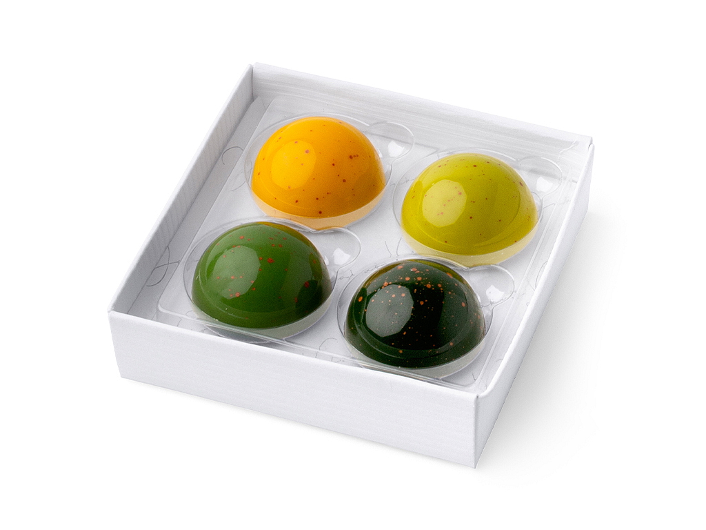 Limitovaná kolekce 4 citrusových pralinek