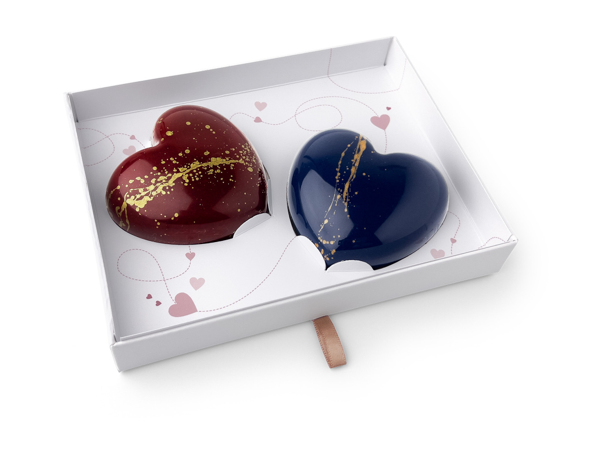 Kolekce pekanového a lískooříškového XXL srdce