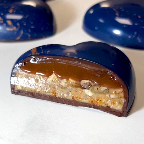 Kolekce pekanového a lískooříškového XXL srdce