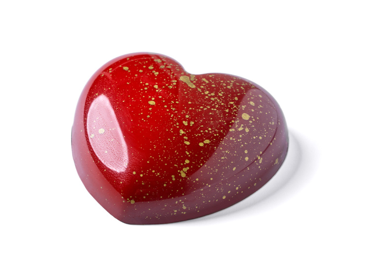 Kolekce pekanového a lískooříškového XXL srdce