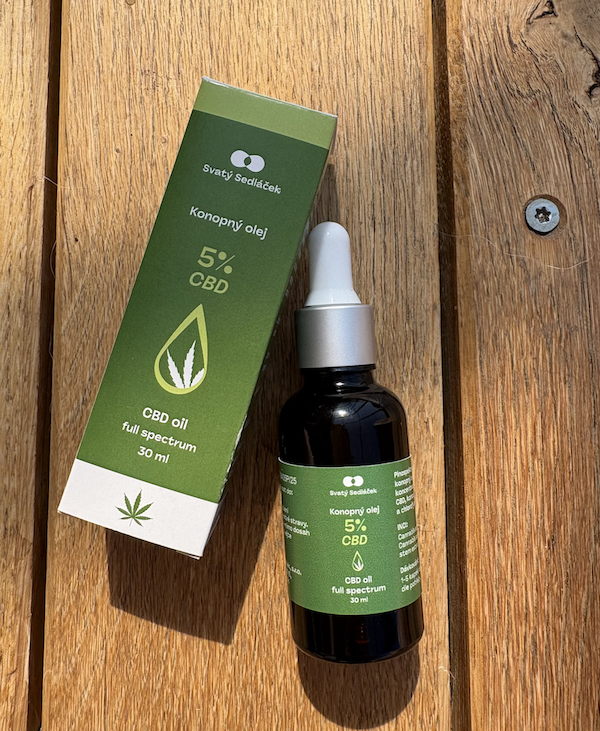 Konopný olej 5% CBD 30 ml