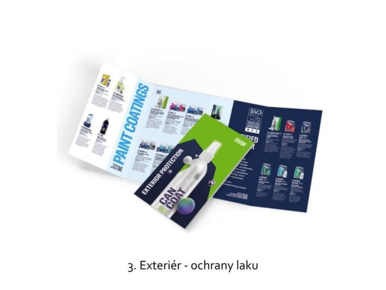 Gyeon Leaflet - designový informační letáček