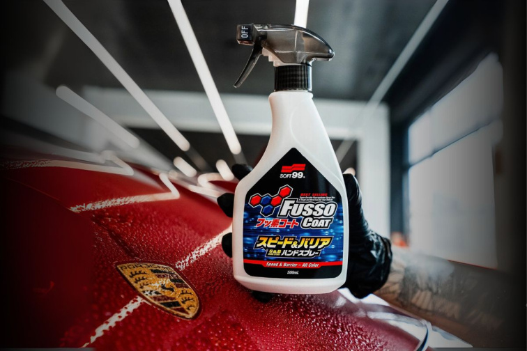 Soft99 Fusso Coat Speed & Barrier 500 ml - rychlý vosk ve spreji