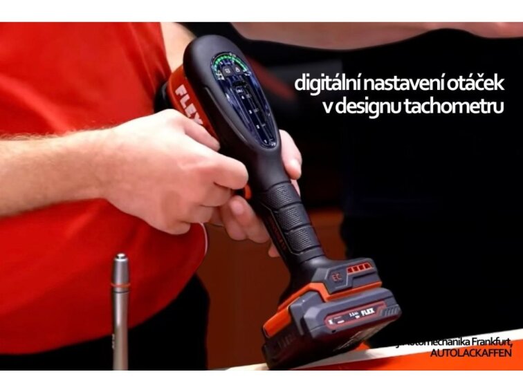 FLEX PXCE 18-EC Set - unikátní aku leštička se všemi pohyby