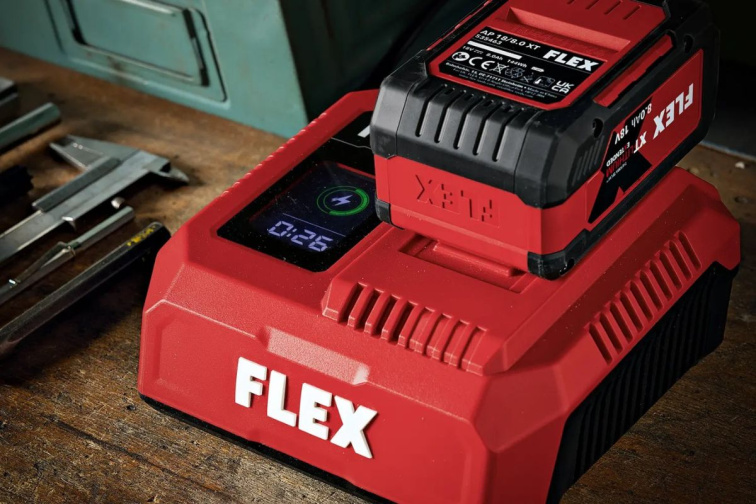 FLEX P-Set 18-88 XT CA2 - Tabless sada 2x akumulátor + rychlonaíječka (18 V | 8,0 Ah)