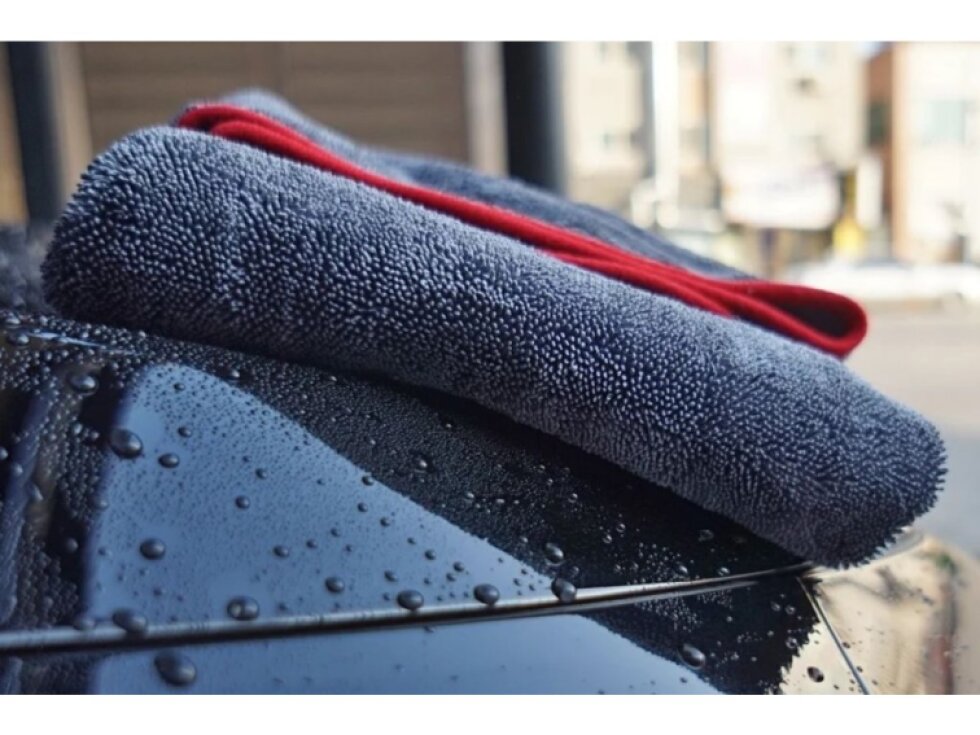 Purestar Twist Drying Towel Gray M - malý sušicí ručník 50x50 cm