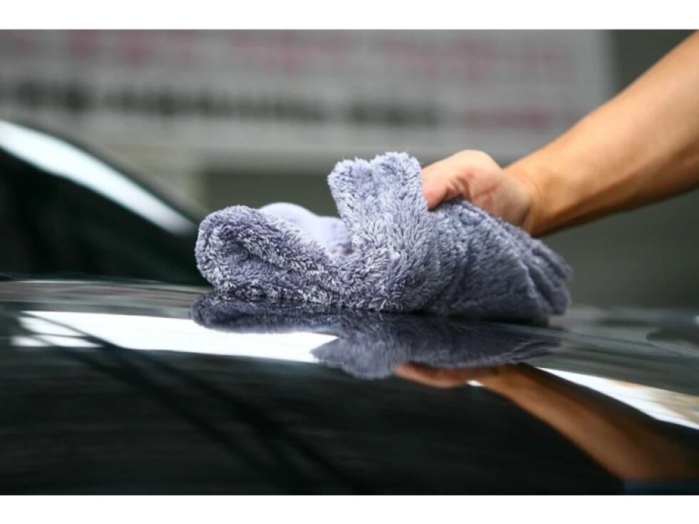 Purestar Plush Buffing Towel - mikrovláknová utěrka 580 GSM šedá