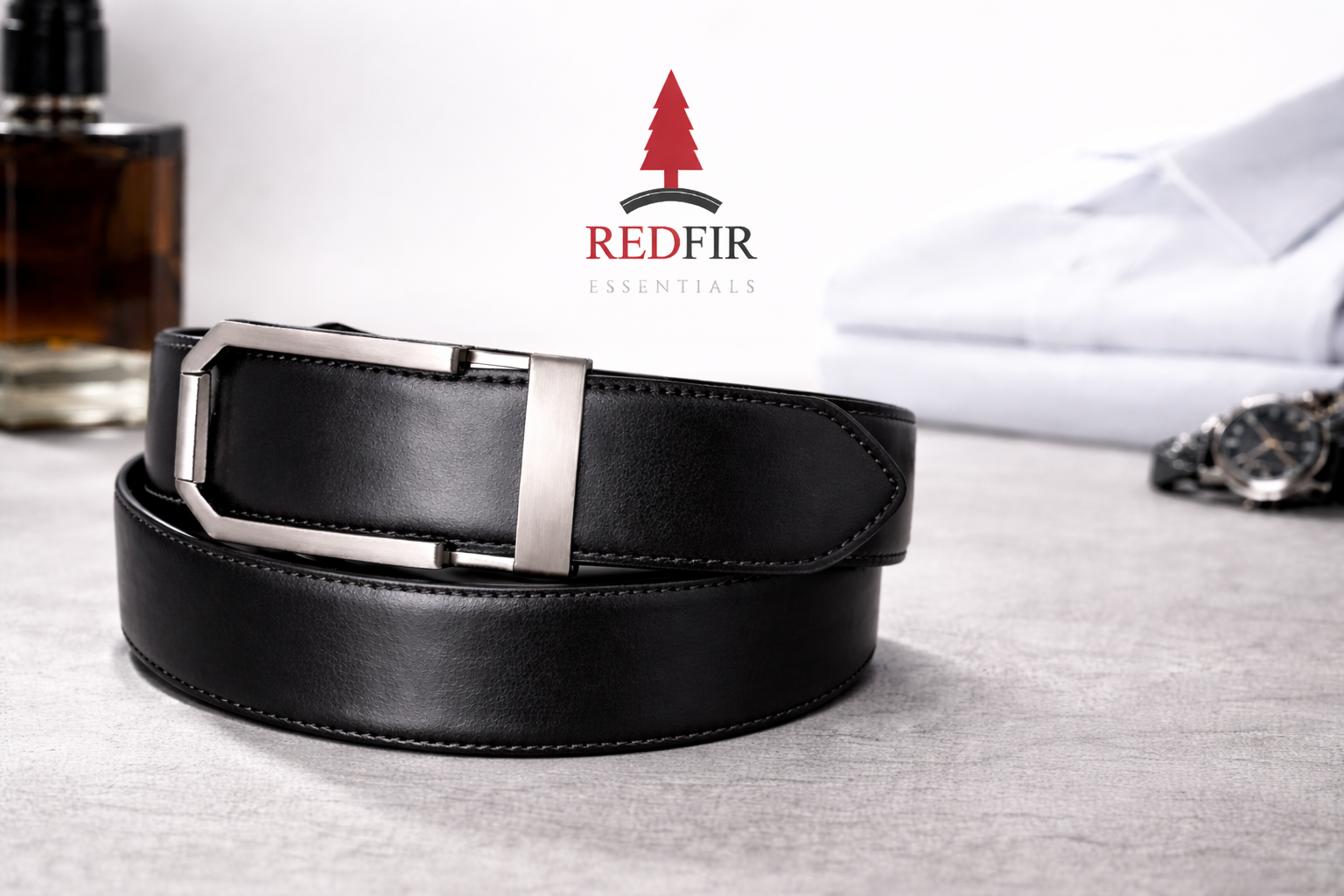 NOIR Essentials - černý minimalistický pásek