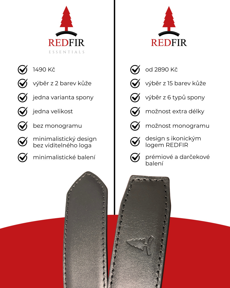 EUPHORY Essentials - hnědý minimalistický pásek