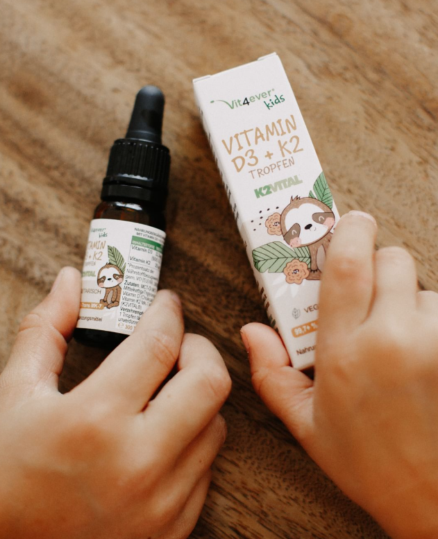 Vit4ever Vitamín D3 + K2 pre deti - kvapky 10ml