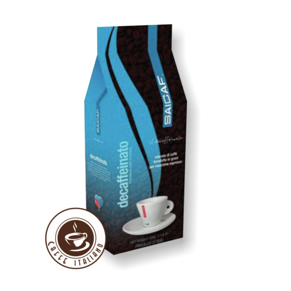 Saicaf Acaffe Bezkofeínová Zrnková Káva 500g