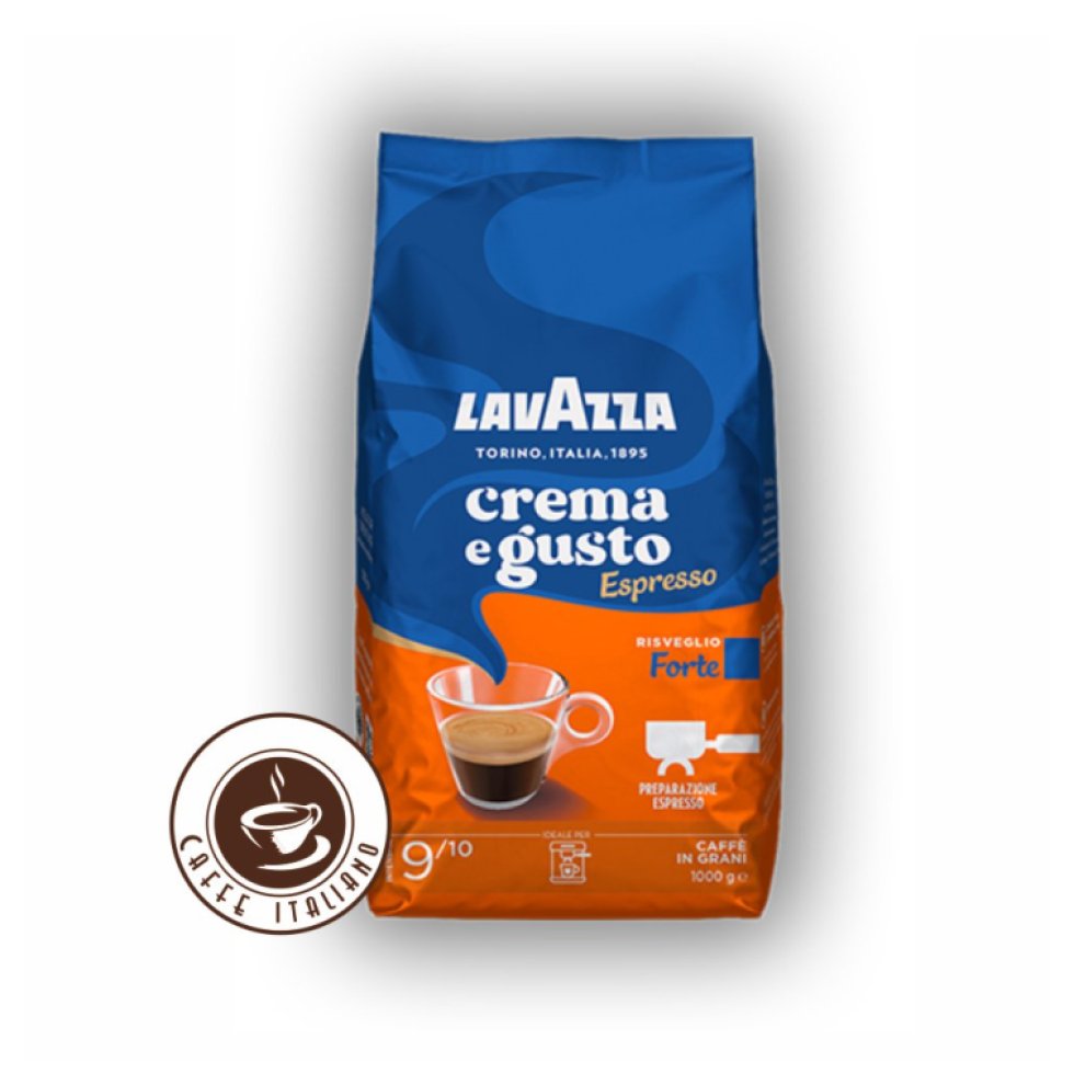 Lavazza Crema e Gusto Espresso Risveglio Forte 1kg