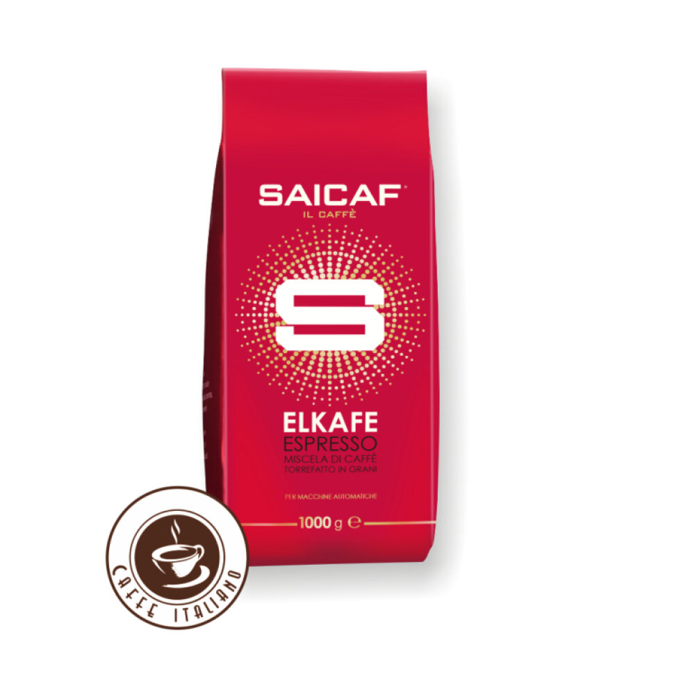 Saicaf Elkafe zrnková káva 1kg - 100% Robusta