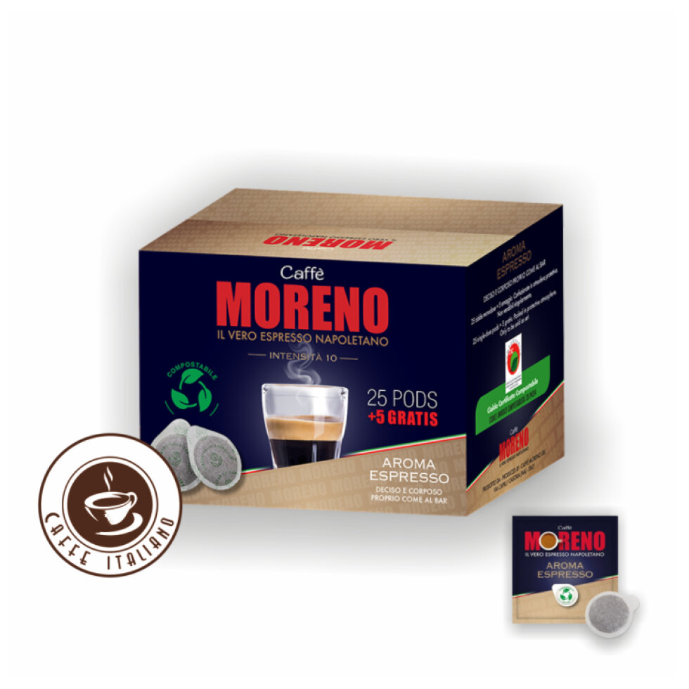 Caffe Moreno Aroma Espresso Pody - Prémiová Talianska Káva