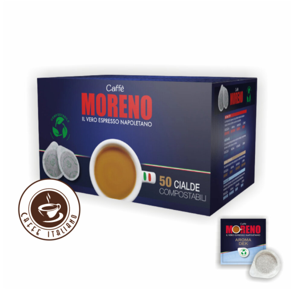 Caffe Moreno Aroma Dek - Bez kofeínu, 50 pody