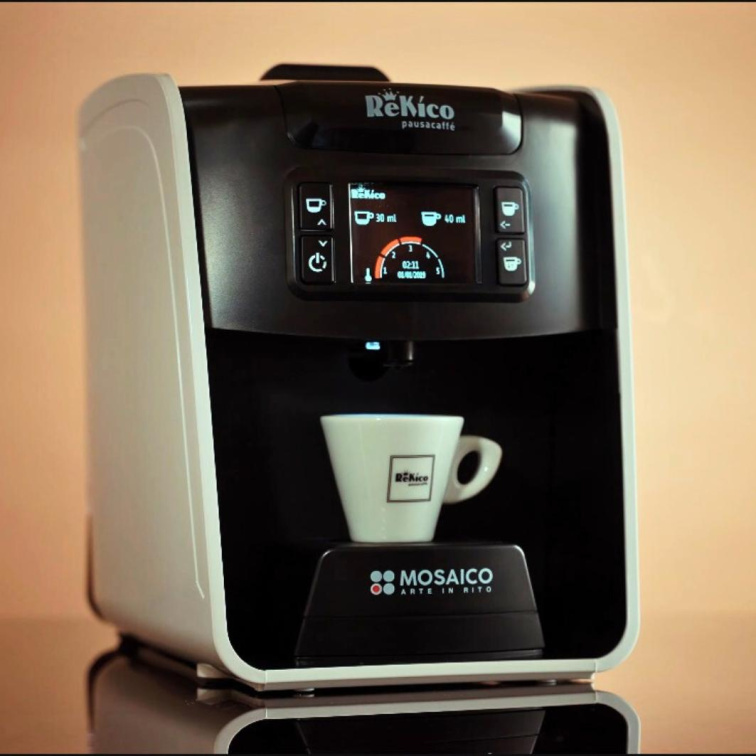 Rekico kávovar Mosaico display espresso point