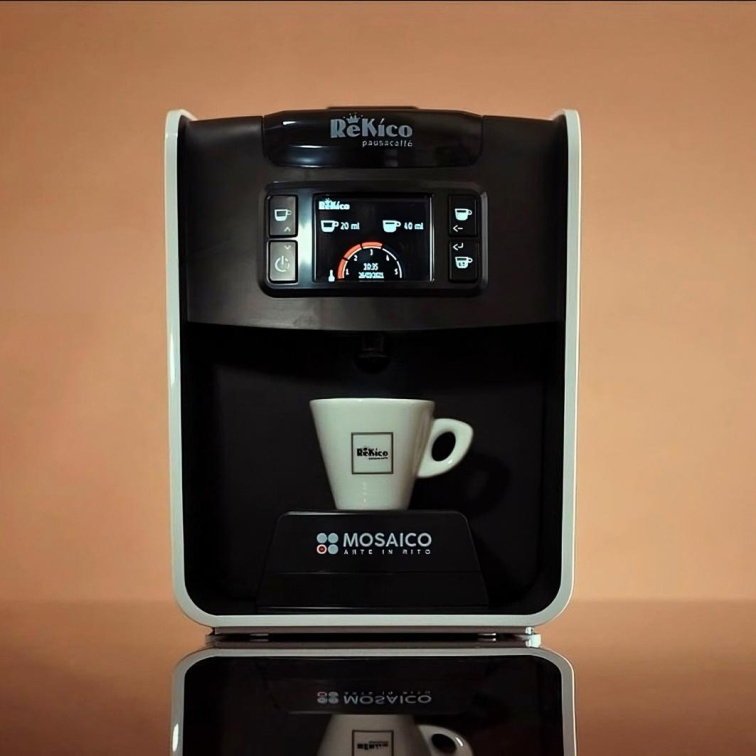 Rekico kávovar Mosaico display espresso point