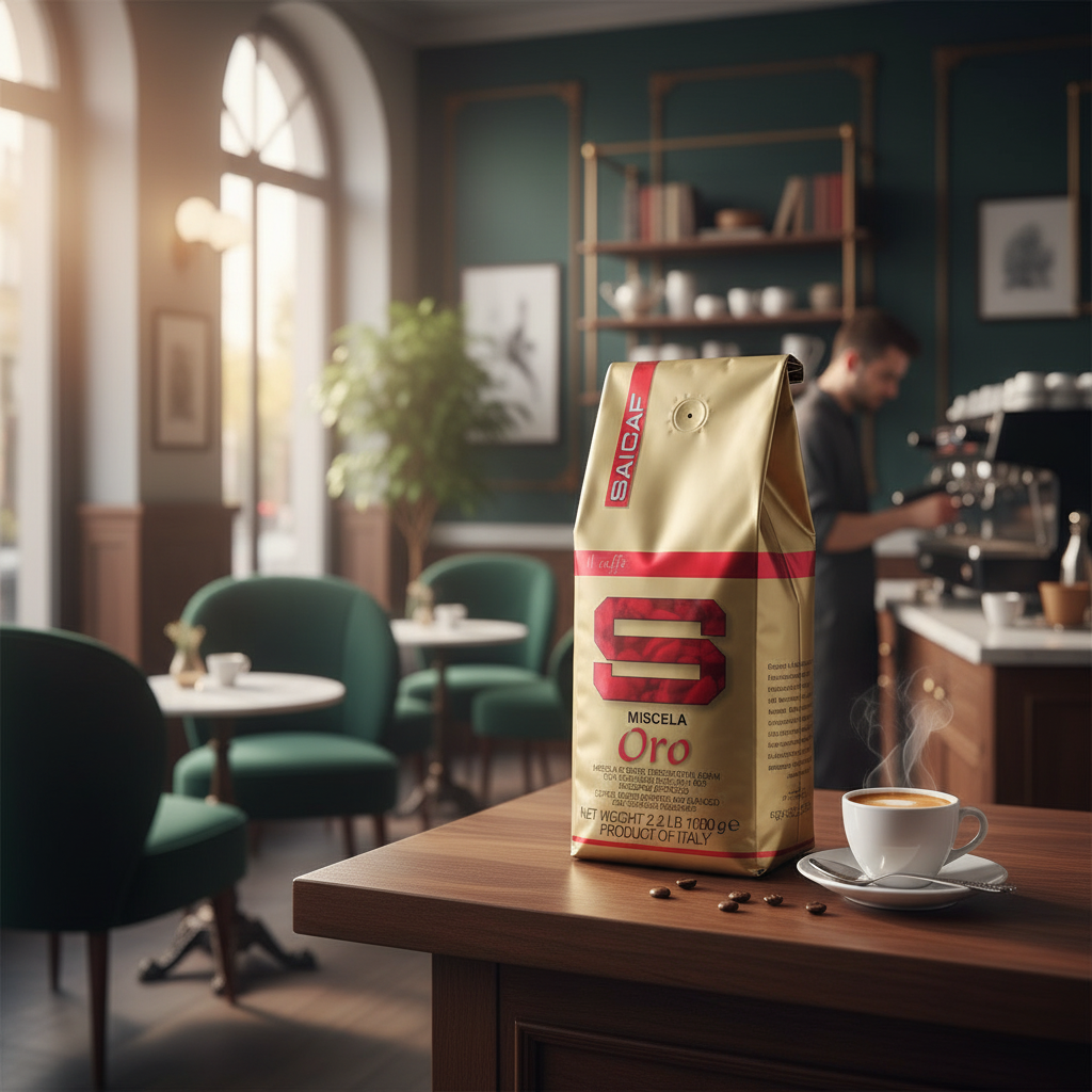 Saicaf Oro zrnková káva 1kg - Talianska kvalita