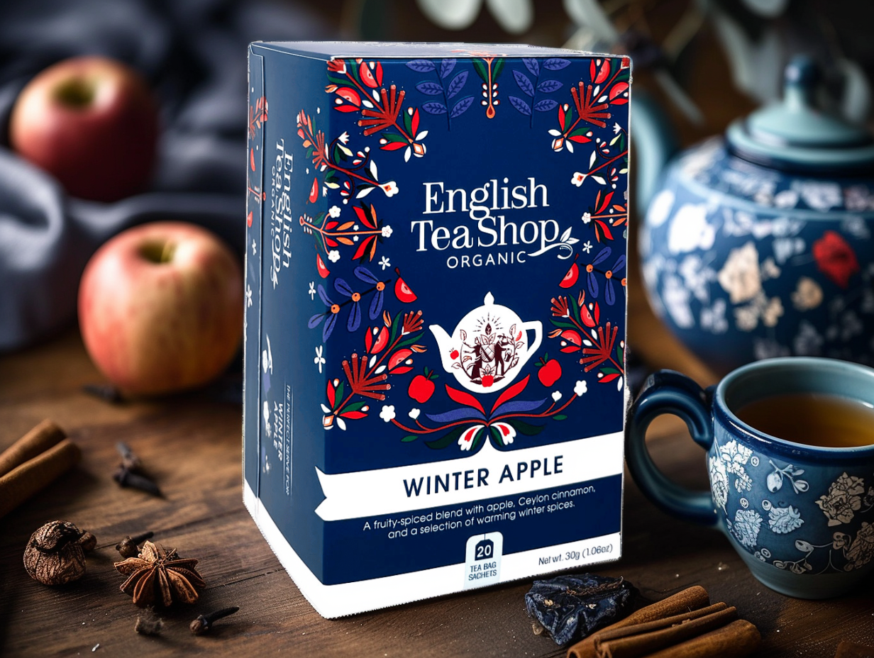 BIO čaj Zimní jablko, 20 sáčků, English Tea Shop