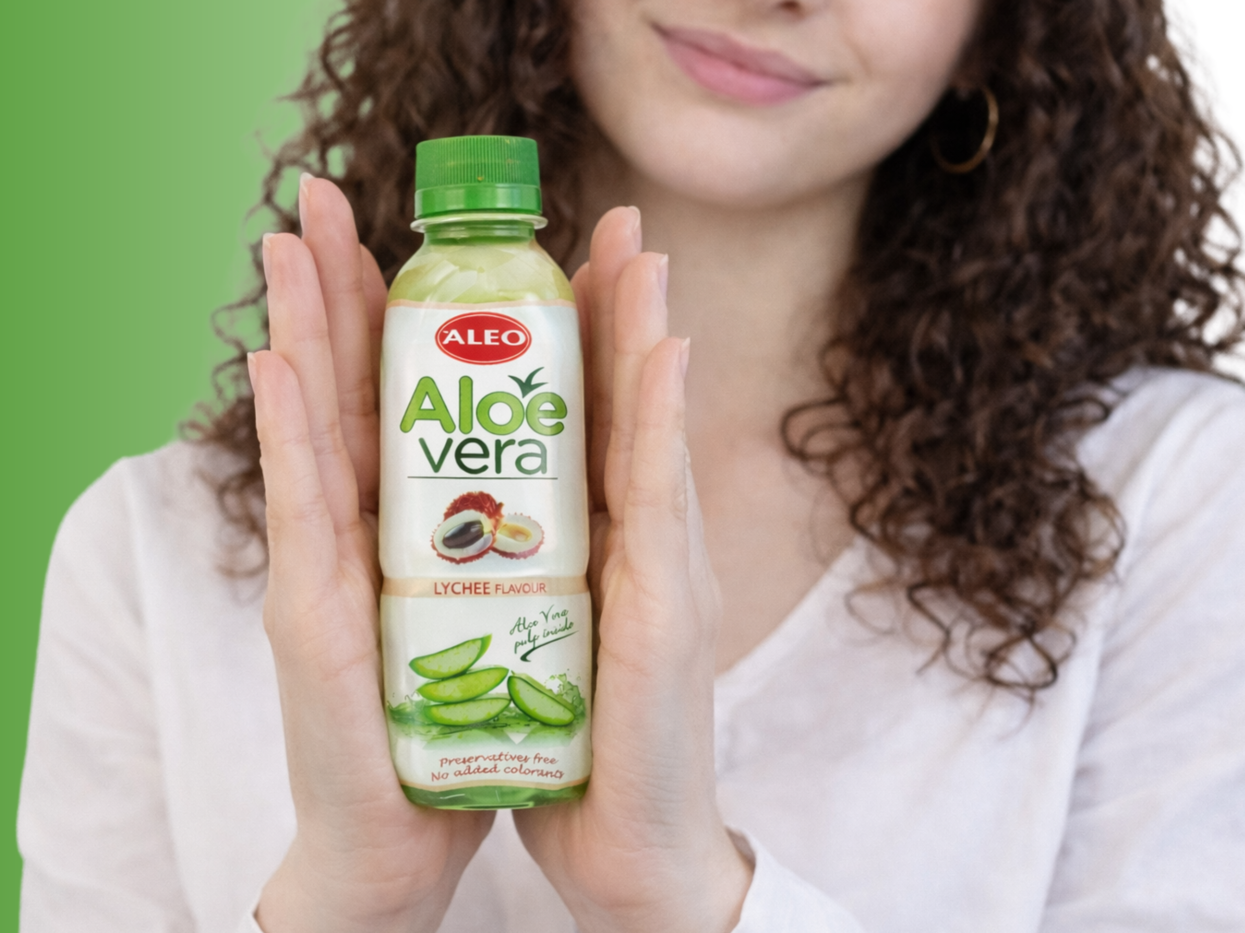 Aloe Vera drink Liči, 500 ml, ALEO
