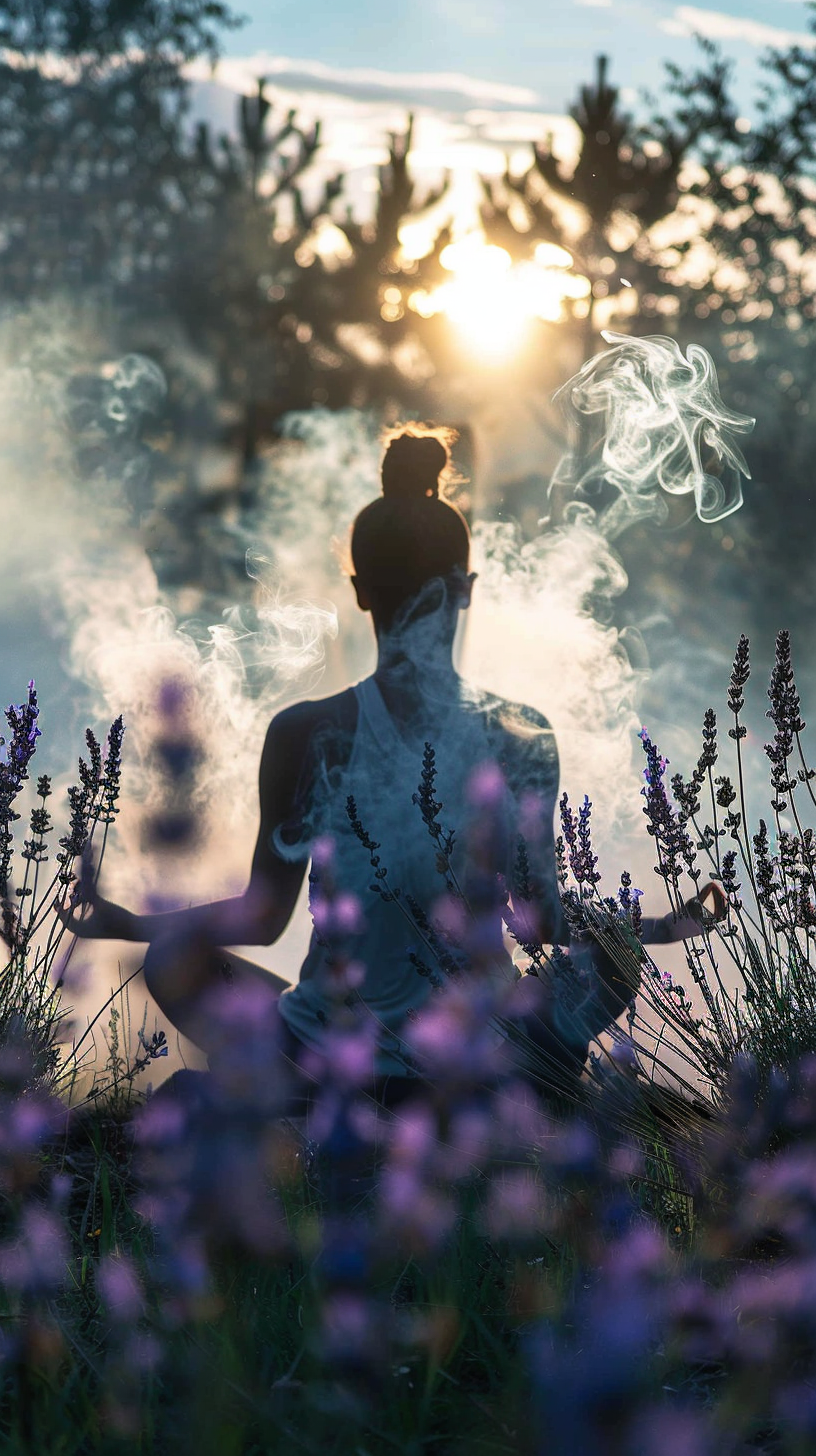 Vonné tyčinky Levandule, 15 ks, Sattva