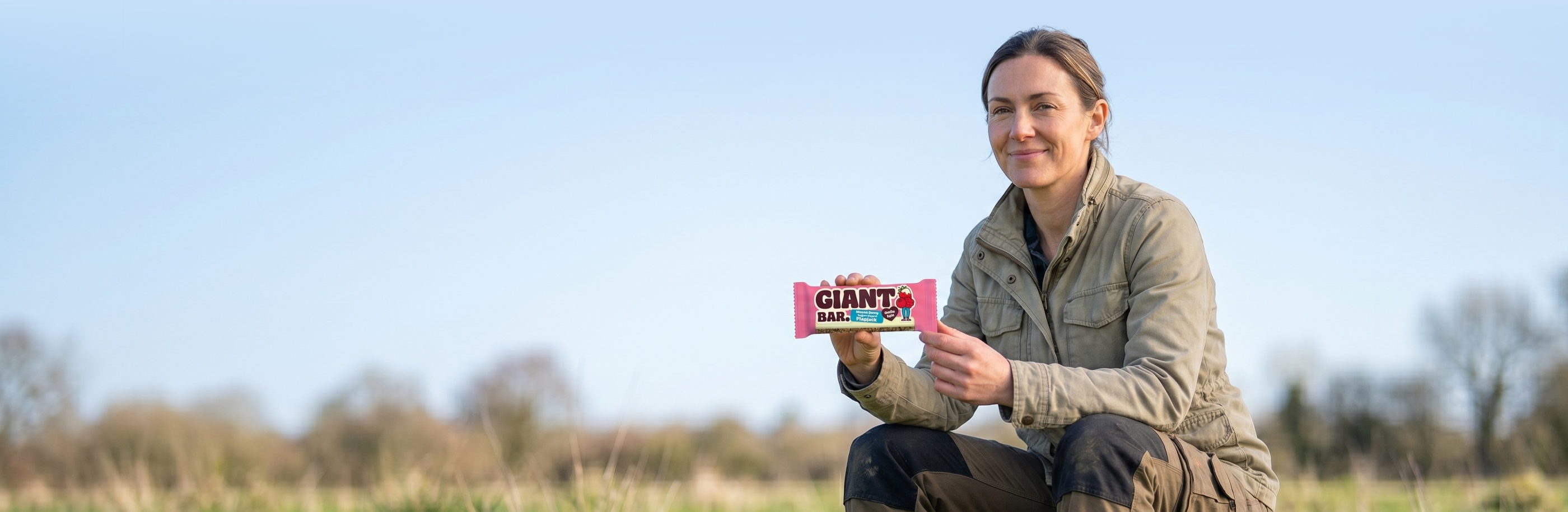 Obří ovesná tyčinka Lesní ovoce s jogurtem, 100 g, Ma Baker